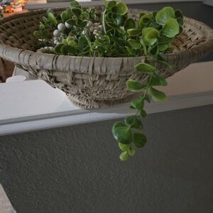 Natural Woven Basket Large